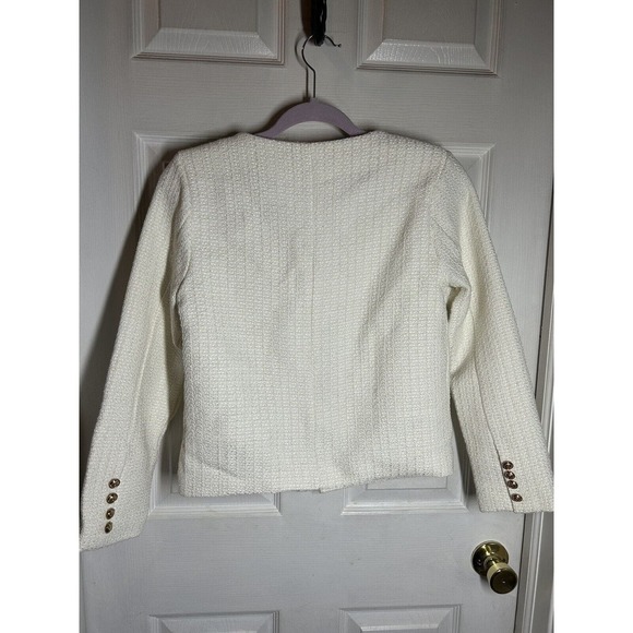 ZUOLAILIN Women’s Tweed Short Blazer Jacket Size M - Picture 8 of 8